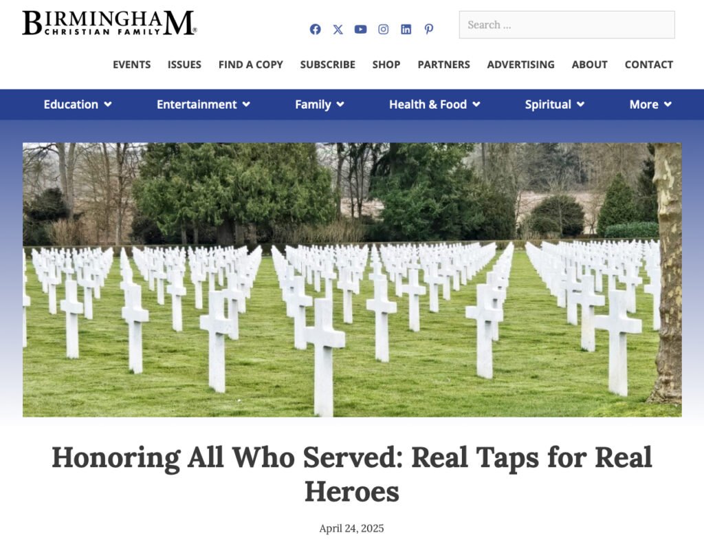 Birmingham Christian Family Article On Real Taps for Real Heroes